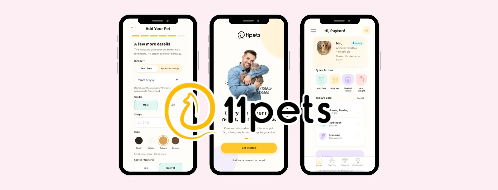 11Pets app screenshot
