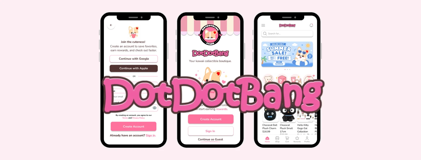 DotDotBang app concept screenshot